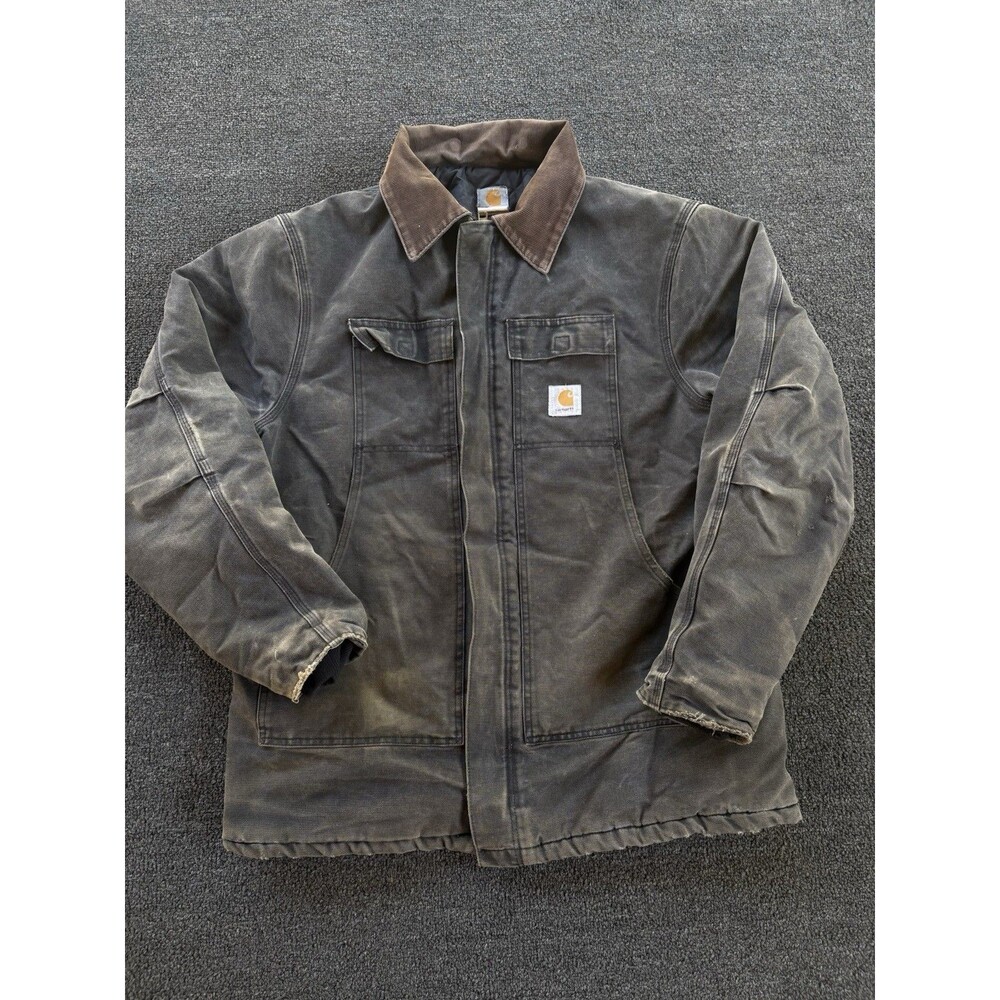 Carhartt Men's Vintage Detroit‎ Jacket size XL Thrashed